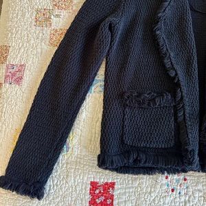 🗝️☕️cozy black knit cardigan